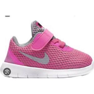Nike Kids Free RN (Infant/Toddler) Girls Shoes Pink : 4C